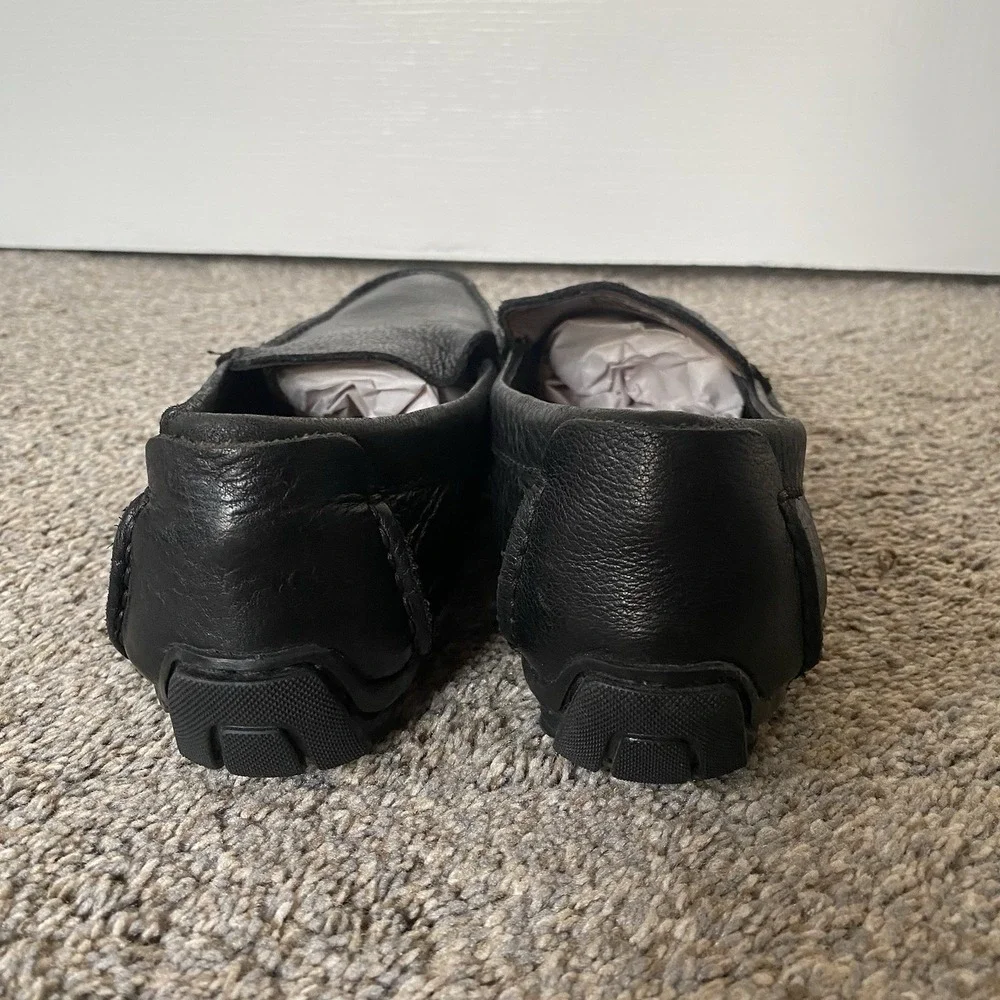 Clarks Collection Loafer Moccasins Size 8M EU 41 Black Soft Leather Comfort